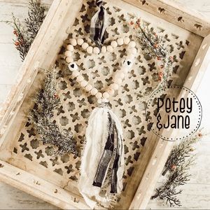 { P E T E Y & J A N E } Handcrafted Beaded Heart